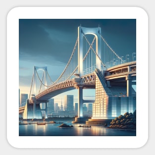 Tokyo Rainbow Bridge Sticker